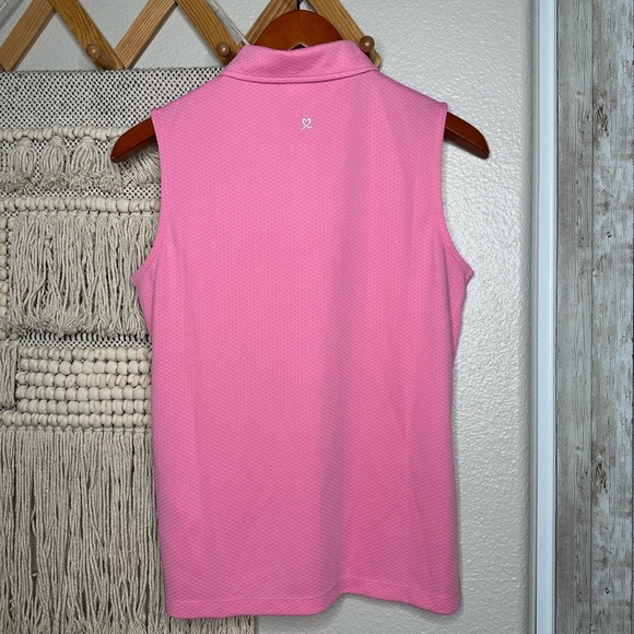 Daily Sports Peoria Sleeveless Polo in Pink - Picture 2 of 5